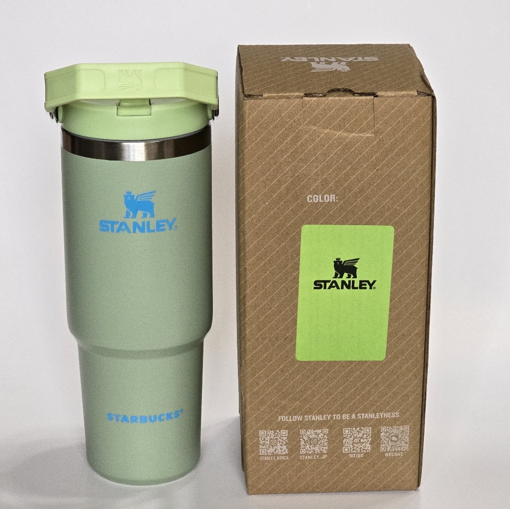 NEW STANLEY-STARBUCKS 30oz TUMBLER GREEN COLOR